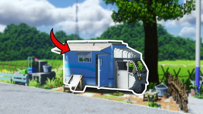 坏了，在MC中住上了三轮房车